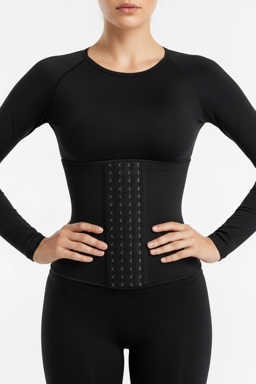Corset à crochet en latex
